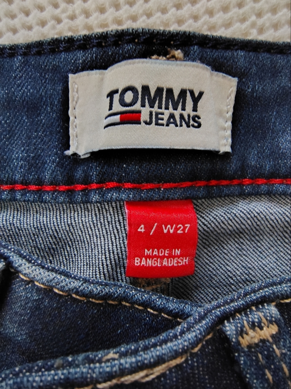 Tommy Dark Blue Women’s Skinny Jeans Size W 4/27 - Picture 9 of 13
